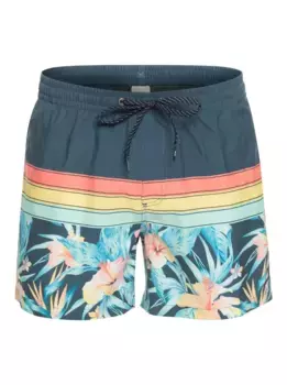 Шорты для плавания Quiksilver "Sport Floral 15"", синий