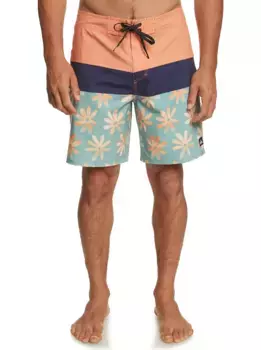 Шорты для плавания Quiksilver "Surfsilk Panel 18"", цвет Copper Tan