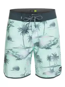 Шорты для плавания Quiksilver "Surfsilk Scallop 18 дюймов", цвет Beach Glass