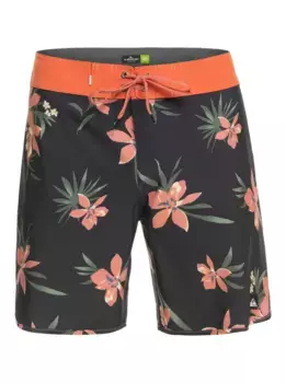 Шорты для плавания Quiksilver "Surfsilk Scallop 18 дюймов", цвет Tarmac