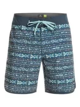 Шорты для плавания Quiksilver "Surfsilk Scallop 18 дюймов", цвет Midnight Navy