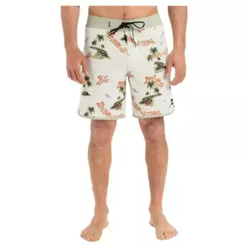 Шорты для плавания Quiksilver Surfsilk Scallop 18, бежевый
