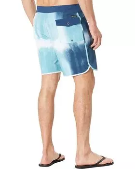 Шорты для плавания Quiksilver Surfsilk Scallop 19" Boardshorts, цвет Delph Blue