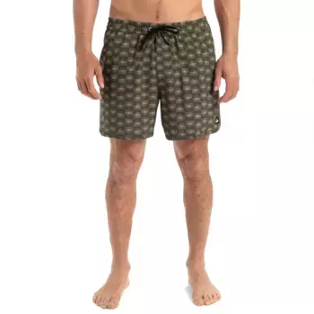 Шорты для плавания Quiksilver Surfsilk Scallop Volley 16, зеленый