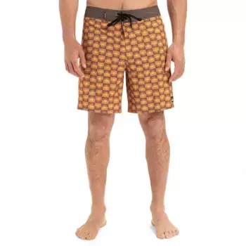 Шорты для плавания Quiksilver Surfsilk Straight Leg 18, коричневый