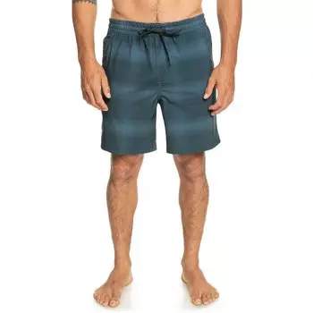 Шорты для плавания Quiksilver Taxer Print 18, синий