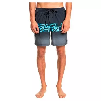Шорты для плавания Quiksilver Word Block 17, черный
