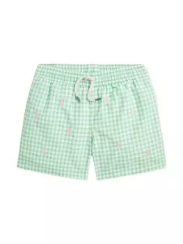 Шорты для плавания Ralph Lauren Kids Polo Pony, зеленый