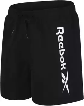Шорты для плавания Reebok "Естин" (1 шт.), с эластичным поясом и кулиской, черный