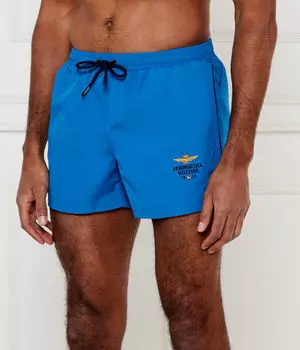 Шорты для плавания Regular fit Aeronautica Militare, синий