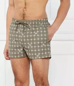 Шорты для плавания Regular fit Calvin Klein Swimwear, зеленый