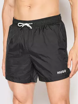 Шорты для плавания regular fit Hugo, черный