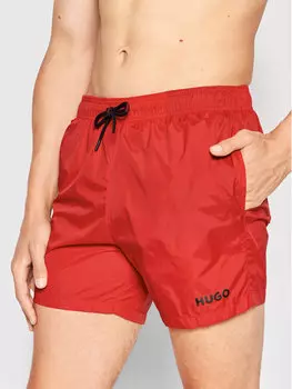 Шорты для плавания regular fit Hugo, красный