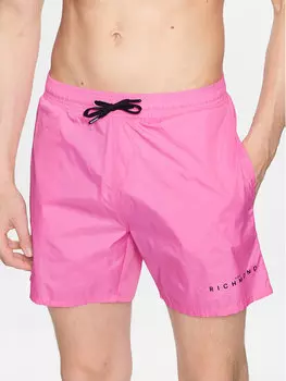 Шорты для плавания regular fit John Richmond, розовый