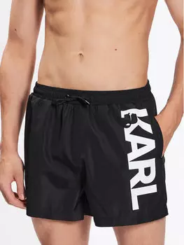 Шорты для плавания regular fit Karl Lagerfeld, черный