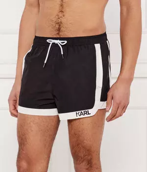 Шорты для плавания Regular fit Karl Lagerfeld, черный