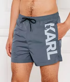 Шорты для плавания Regular fit Karl Lagerfeld, черный