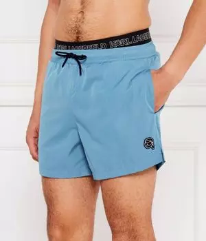 Шорты для плавания Regular fit Karl Lagerfeld, синий