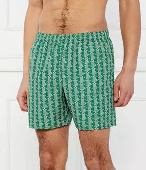Шорты для плавания Regular fit Lacoste, зеленый