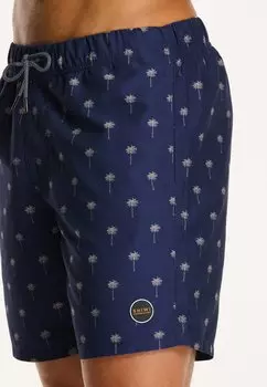 Шорты для плавания Regular Fit Palm Shiwi, темно-синие
