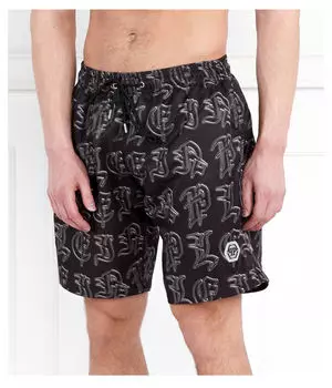 Шорты для плавания Regular fit Philipp Plein, черный
