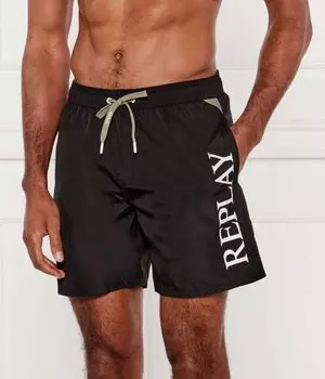 Шорты для плавания Regular fit Replay, черный