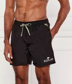 Шорты для плавания Regular fit Replay, черный