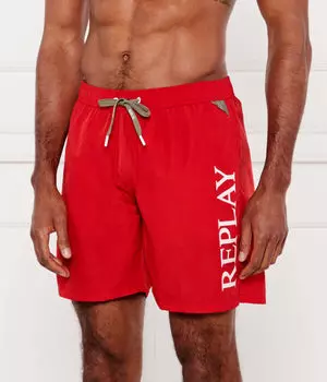 Шорты для плавания Regular fit Replay, красный