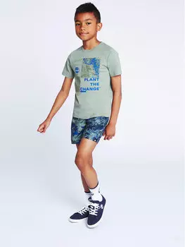 Шорты для плавания regular fit Timberland, зеленый