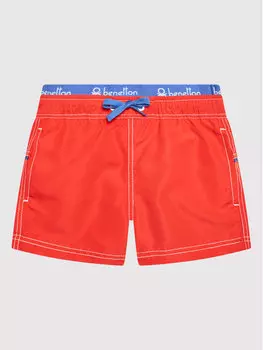 Шорты для плавания regular fit United Colors Of Benetton, красный