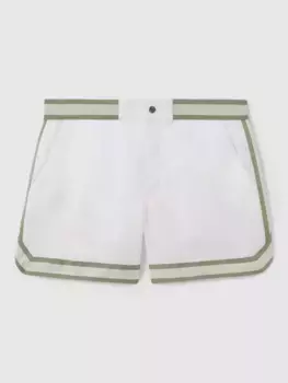 Шорты для плавания Reiss Baller, цвет white/green