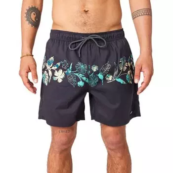 Шорты для плавания Rip Curl Framed Volley Swimming Shorts, черный