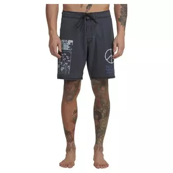 Шорты для плавания Rvca Anthem Trunk, серый