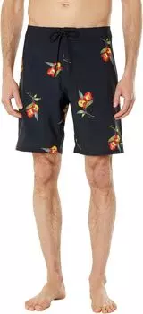 Шорты для плавания RVCA VA Trunk Print, цвет Black Flower