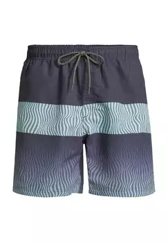 Шорты для плавания с эластичным поясом мужские MANGUUN, цвет Aop Dark Forest