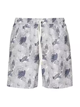 Шорты для плавания с цветочным принтом Eleventy, серый