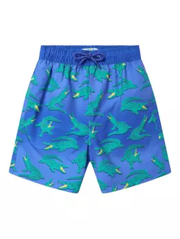 Шорты для плавания с крокодиловым принтом SOLISWIM KIDS, синий