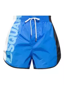 Шорты для плавания с логотипом DSQUARED2, синий