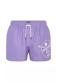 Шорты для плавания с логотипом и карманами CHIEMSEE, цвет Chalk Violet