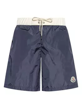 Шорты для плавания с логотипом Moncler, синий
