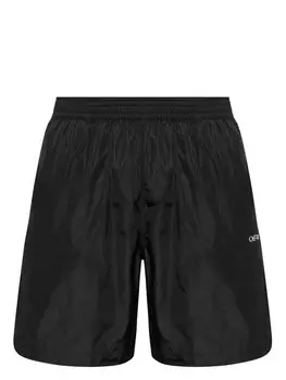 Шорты для плавания с логотипом Off-White, черный