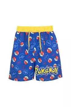 Шорты для плавания с покеболом Pokemon, синий