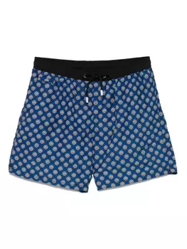 Шорты для плавания с принтом Inter MC2 Saint Barth, синий