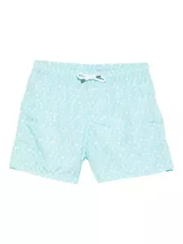 Шорты для плавания с принтом по всей поверхности Fedeli, зеленый