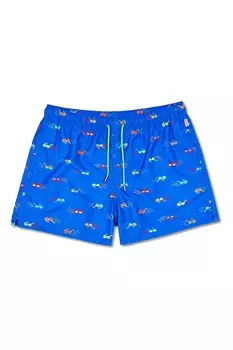 Шорты для плавания с узорами и шнурками Happy Socks, красный