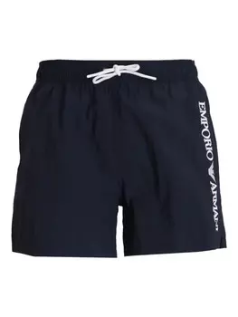 Шорты для плавания с вышитым логотипом Emporio Armani, синий