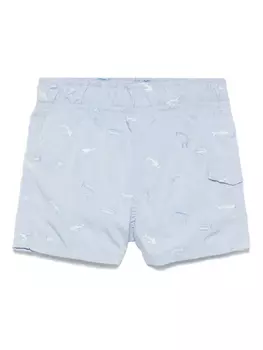 Шорты для плавания с вышитыми акулами Tartine Et Chocolat, синий