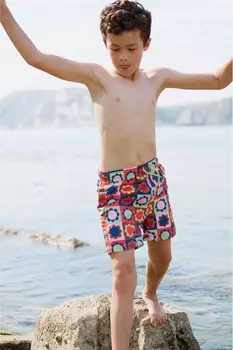 Шорты для плавания с защитой от ультрафиолета из переработанной ткани Muddy Puddles, мультиколор