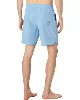 Шорты для плавания Salty Crew Lowtide Elastic 18" Boardshorts, цвет Marine Blue