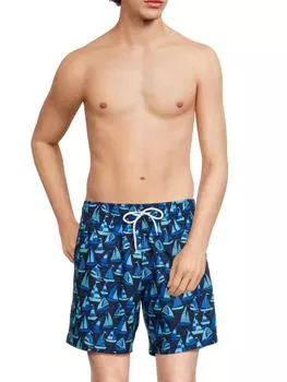 Шорты для плавания Sano с принтом Trunks Surf + Swim, цвет Marine